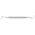 Curette Lucas stk. 17,5 cm, 2,5 mm, serratert, dobbelendet