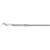 Periodontometer WHO stk. 165 mm, rundt håndtak, vinklet, (målestokk 3,5-2-3-3 mm)