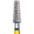 White Tiger diamanter W846KR 3 stk blå standard, FG, fasong 545 Sylinder avrundet, 6 mm, ISO 023