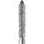Premium diamantbor 879 2 stk. rød fin, FG, fasong 290, 10 mm, ISO 012