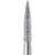 Premium diamantbor 862 6 stk. svarte, ekstra grove, FG, fasong 249, 8 mm, ISO 012