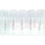 Omni diamanter 859 5 stk. rød fin, FG, fasong 167 konisk, lang spiss, 11,5 mm, ISO 010
