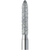Premium diamantbor 878 6 stk. svarte ekstra grove, FG, fasong 289, 8 mm, ISO 014