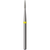 Diamant 889 5 stk. gul superfine, FG, fasong 540 flamme, 4 mm, ISO 010
