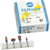 ZiLMaster assortert 4 stk. (mini-spiss, rulle, linse, kopp), blå medium, vinkelstykke (Ra), ISO 030, 040, 065, 090