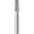 Premium diamantbor 845KR 2 stk. rød fin, FG, fasong 544, 4 mm, 3°, ISO 025