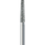 Premium diamantbor 847KR 6 medium, FG, fasong 546, 8 mm, 2ø, ISO 016