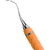Gracey Standard kurette  stk. 15/16 Rigid, håndtak #C8 Resin, oransje