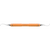 Gracey Standard kurette  stk. 15/16 Rigid, håndtak #C8 Resin, oransje