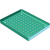 Aluminiumsbrett stk. brett grønn 18 x 14 cm, perforert