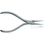 Flat tang stk. 47-518-14-07, smal, riflet, lengde 145 mm