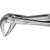 Anatomica ekstraksjonstang stk. DG704R, for UK røtter, kjeve 4,5 mm