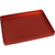 Norm tray aluminium stk. bunn uten perforering rød, mini, 18 x 14 cm