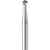 Hardmetallbor 1 6 FG, 1, fasong 001, ISO 016
