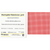 Wax grid retentions Pack of 10 pieces red, 100 x 100 mm