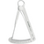 Measuring circle according to Iwanson Piece for wax 0-10 mm, 2550-1