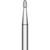 Carbide milling cutter S423 Shorties Pack of 2 very fine X-toothing, HP, Figure 277, 2.9 mm, ISO 014