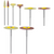 EVE DIAPRO Pack of 10 pieces yellow fine, HP, figure wheel, 11 x 2 mm