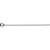 Clasps for orthodontics Pack of 1000 triangular staples, Ø 0.7 mm
