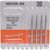 HM fissure drill 23 Pack of 5 HP, Figure 196 conical pointed, 4.2 mm, ISO 009