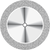 Diamond disk 355 piece red fine, HP, figure 355, 0.15 mm, ISO 220