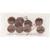 DIMO® Pack of 10 pieces unmounted, brown coarse, including 1 mandrel
