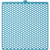 GEO wax retentions Pack of 20 round hole grids, turquoise