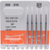Diamonds 850 Pack of 5 pieces blue medium, HP, figure 198 conical round, 8 mm, ISO 018