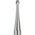 Carbide drill C2 Pack of 5 HP, Figure 010 inverted cone, 1.2 mm, ISO 012