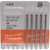 Steel drill 1 Pack of 10 pieces HP, figure 001, ISO 037