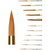 TAKANISHI brush Pack of 2 pieces size 1/0