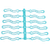 Silensor-sl connector Pack of 10 pairs 26 mm