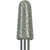 Diamonds 854R Pack of 3 standard, HP, figure 198 round cone, 9 mm, ISO 040