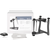 Plaster articulator piece for Arto 126 mm/Artex including adesso Multisplit