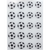Inlay motifs Pack of 20 soccer balls