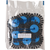Suprema round brushes Pack of 12 pieces with extra narrow plastic core, core: 25 mm, outer: 50 mm