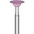 Grinding wheel Pack of 6 pieces pink medium, HP, figure 304, 3.9 mm, ISO 085