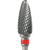 Carbide milling cutter, ground 20 Piece cross serration, red fine, HP, figure 257, 12 mm, ISO 060