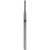 Carbide cutter 289 Blister 5 pieces cross serration, red fine, HP, figure 289, 8 mm, ISO 016