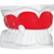 BIOPLAST® Color Pack of 10 pieces neon red, Ø 125 mm, thickness 3 mm