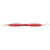 Universell kurett i henhold til Barnhart XP® SQUARED Stykke rød, 5-6, med plasthåndtak, Pro Thin™