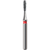 TC47L karbidfinisher Pakke med 5 lange pærer, rød, 12 skjærekanter, FG, fasong 234, 3,8 mm, ISO 010