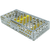 Steri-Wash-brett Stk. 190 x 92 x 34 mm gul silikon, for 6 instrumenter