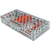 Steri-Wash-brett Stk. 190 x 92 x 34 mm oransje silikon, for 6 instrumenter