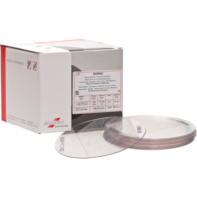 Duran Array DURAN® Pack of 100 pieces round, Ø 125 mm, thickness 1 mm - Odonto