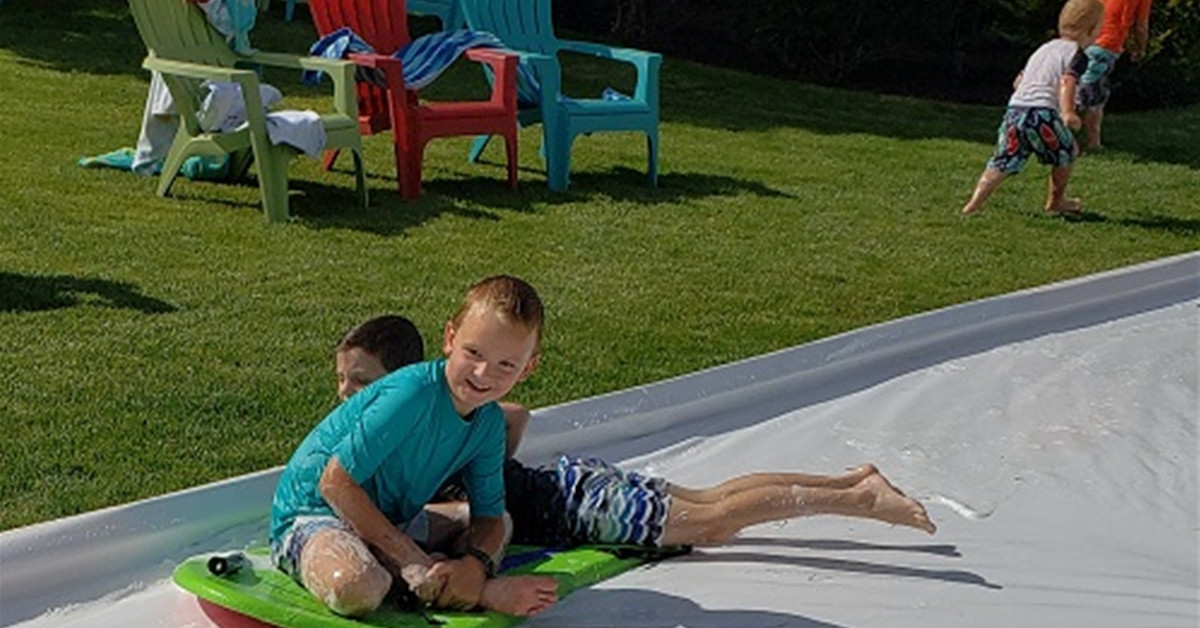 My Summer Slip-N-Slide Slip-Up