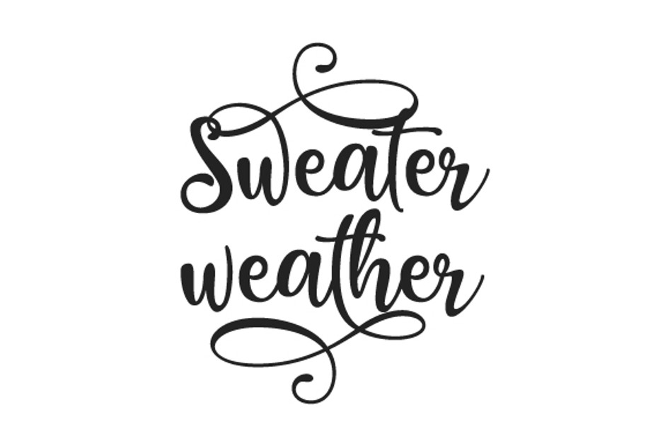 Sweater-free Sweater Weather