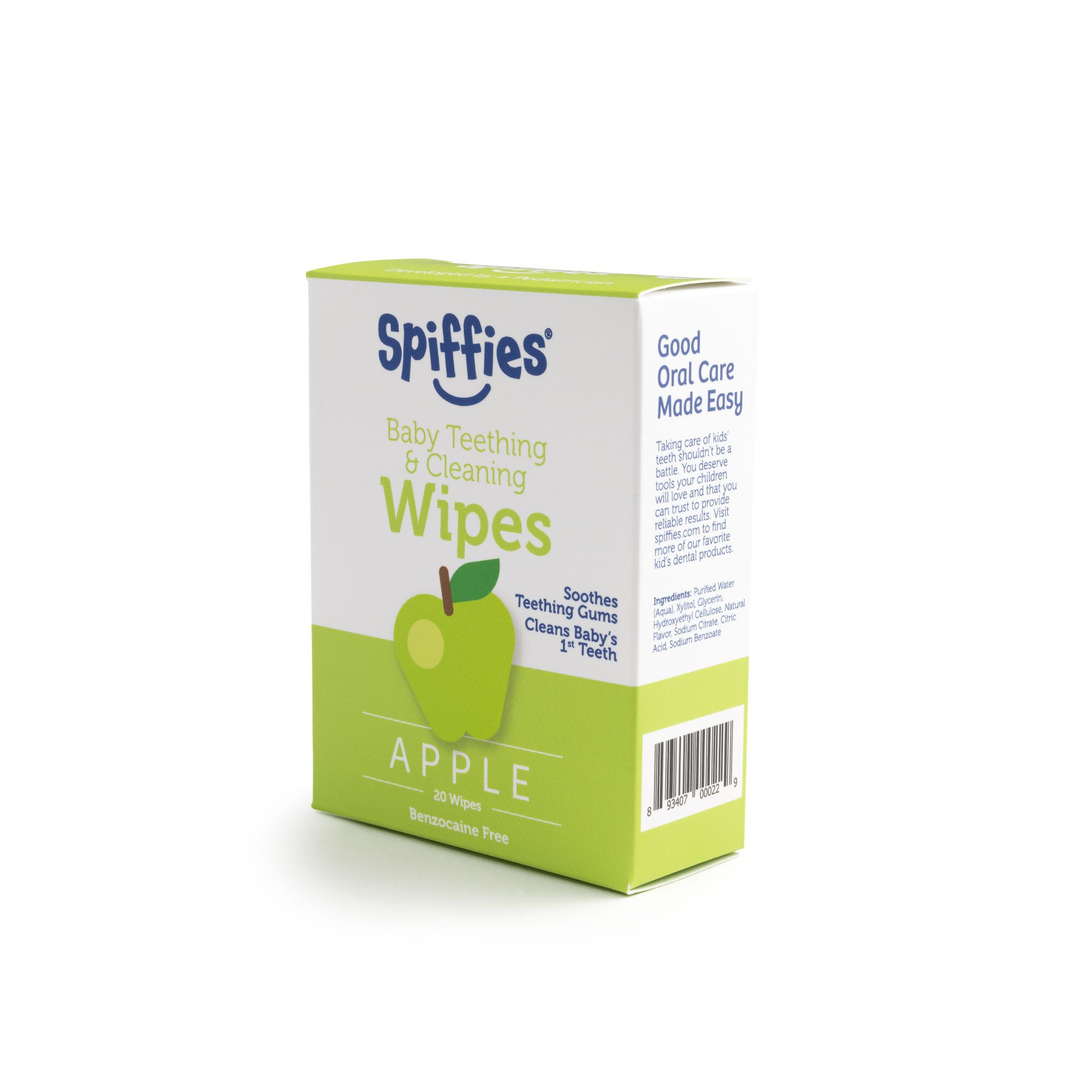 Apple Spiffies Xylitol Tooth Wipes