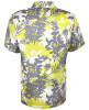 Aloha Cool-Stretch Men's Hawaiian Golf Shirt (Grey/Yellow)