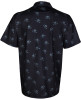 Dancing Skulls Cool-Stretch Men's Golf Shirt (Black/Charcoal)